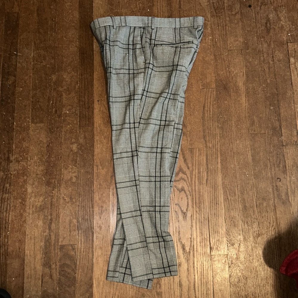 New Look 34R Pants - Black and White Checks